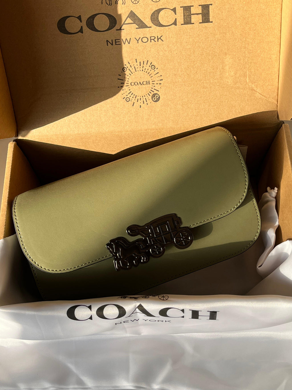 COACH Harper Shoulder Bag – Refined Calf Leather