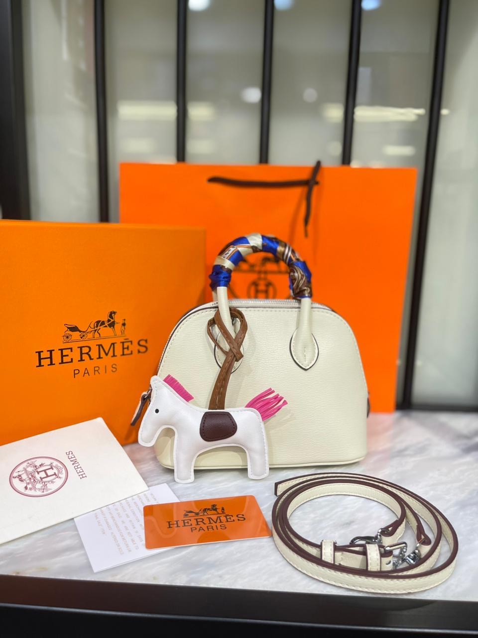 Mini Luxe Top Handle Bag with Rodeo Charm & Scarf – Gift Box Included