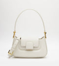 CHARLES & KEITH Koa Leather Push-Lock Top Handle Bag