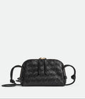 Bottega Veneta Concert Pouch in Lambskin with Gold Hardware