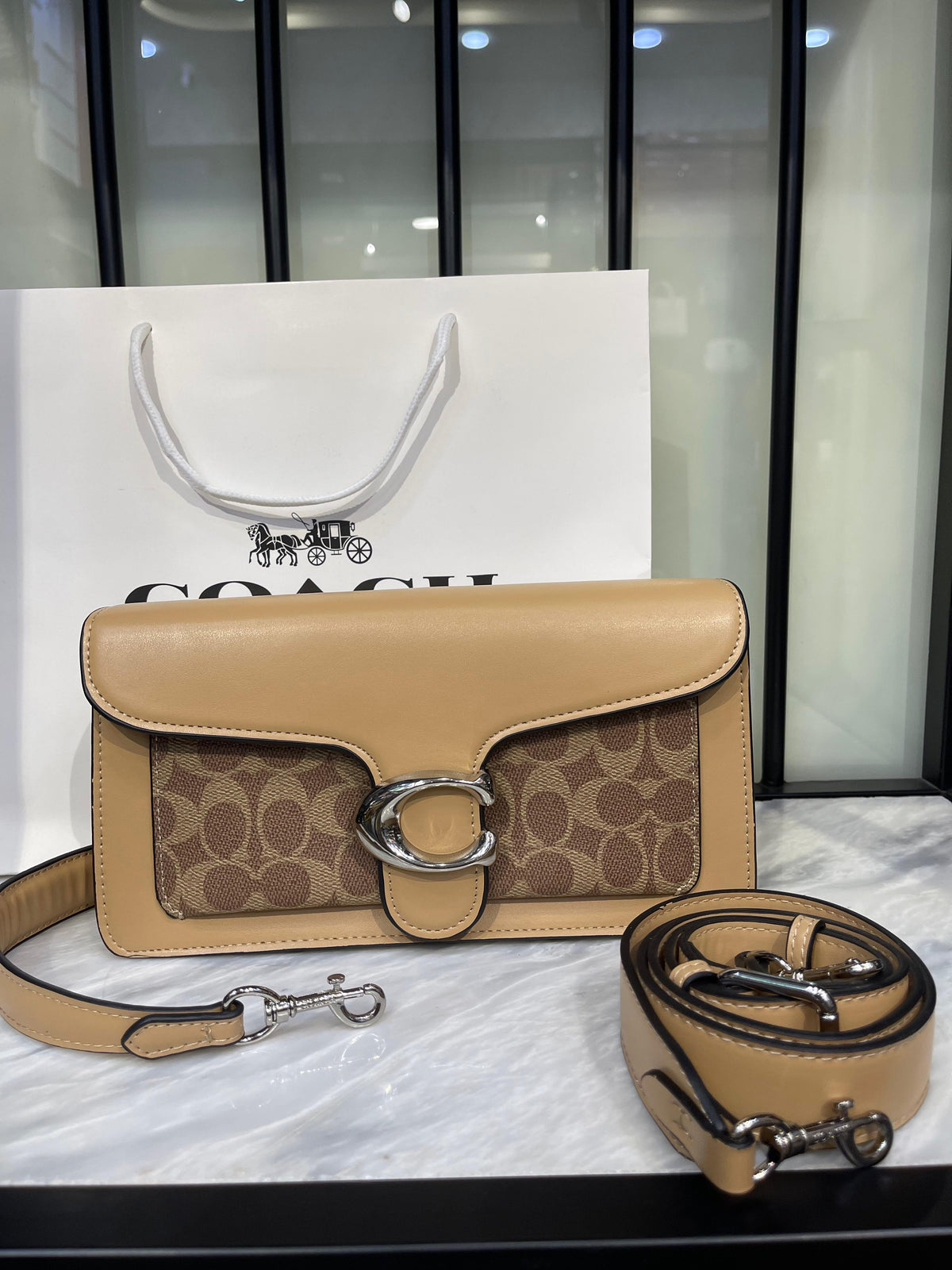 Coach Tabby Shoulder Bag 26 with Two Straps