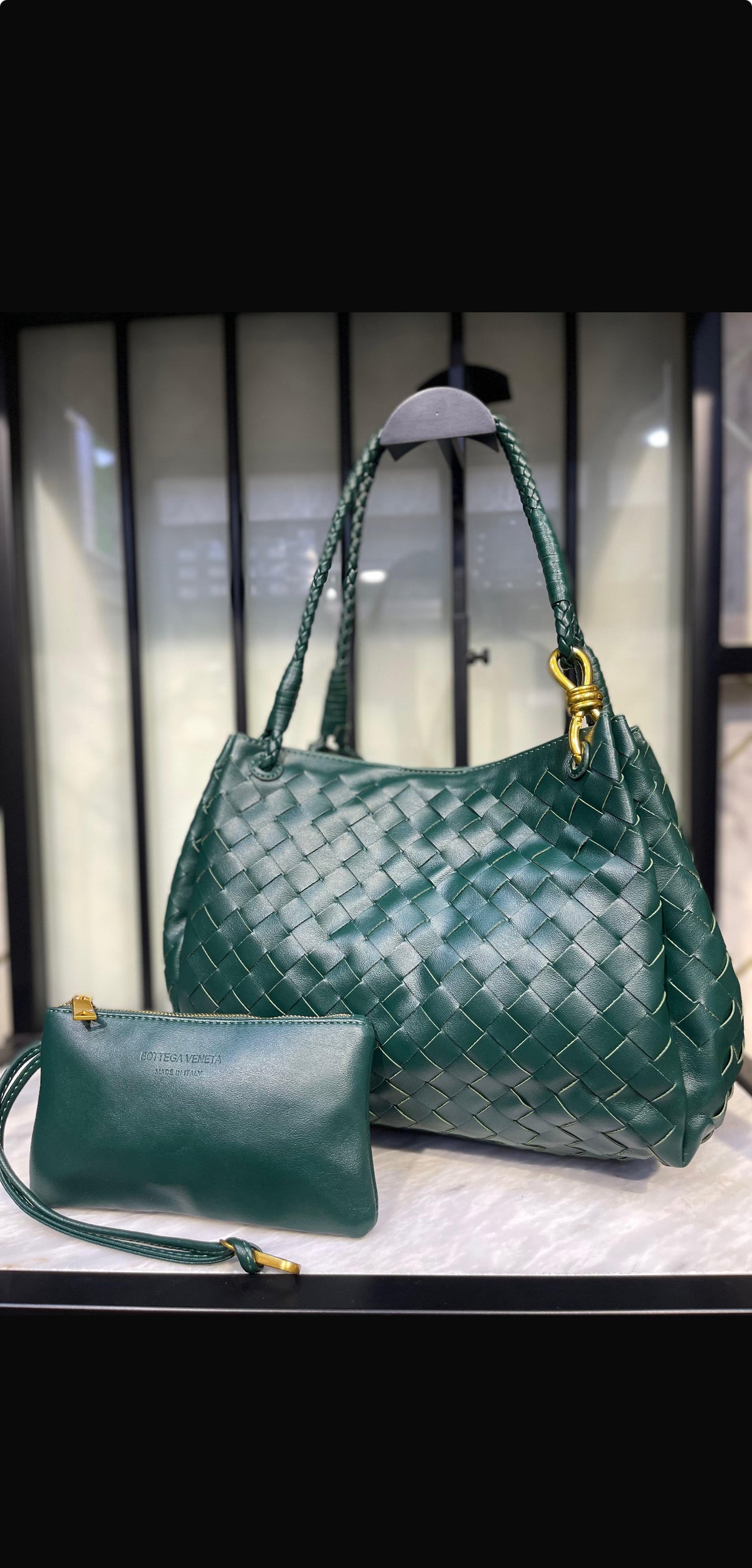 Bottega Veneta Large Parachute Bag