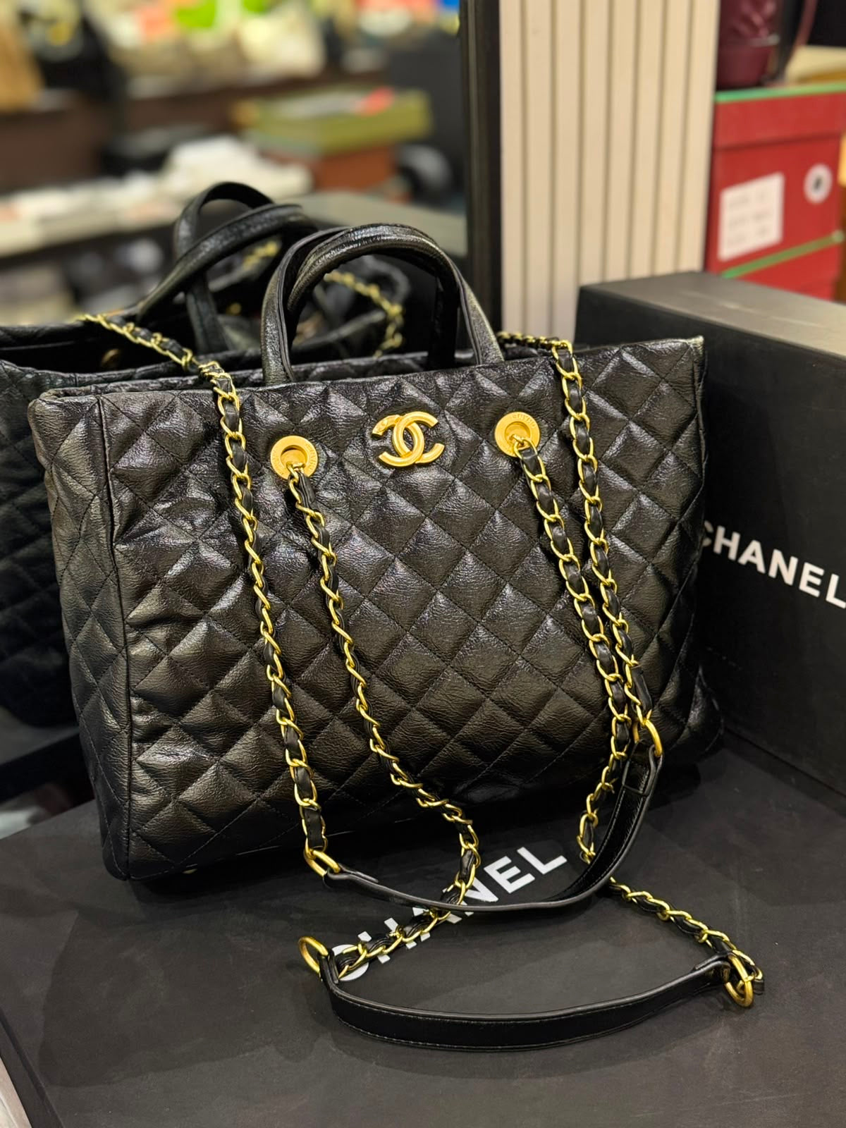 CHANEL Large Coco Allure Shopping Tote