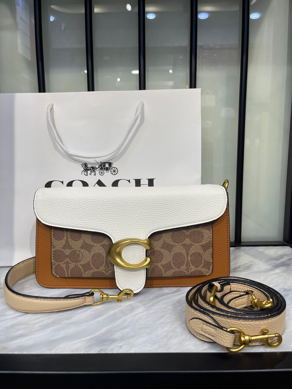 Coach Tabby Shoulder Bag 26 with Two Straps