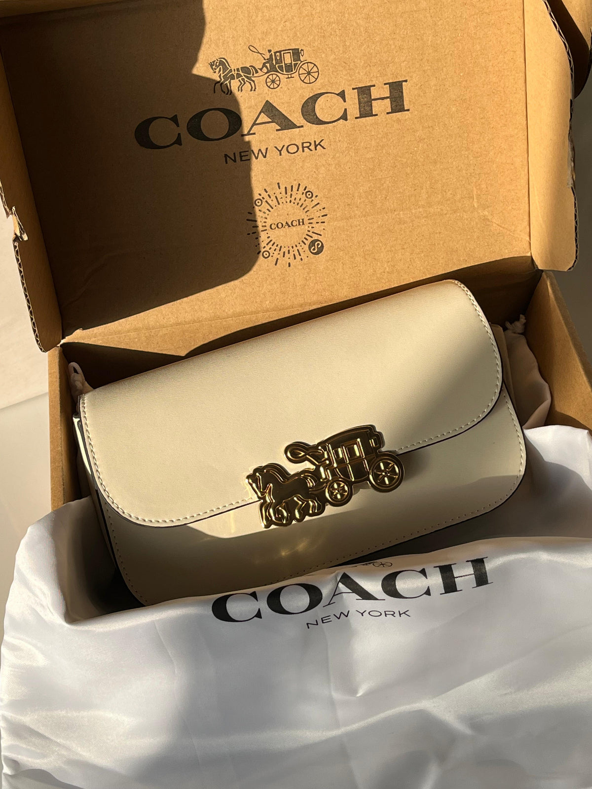 COACH Harper Shoulder Bag – Refined Calf Leather