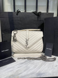YSL College Medium Quilted Shoulder Bag