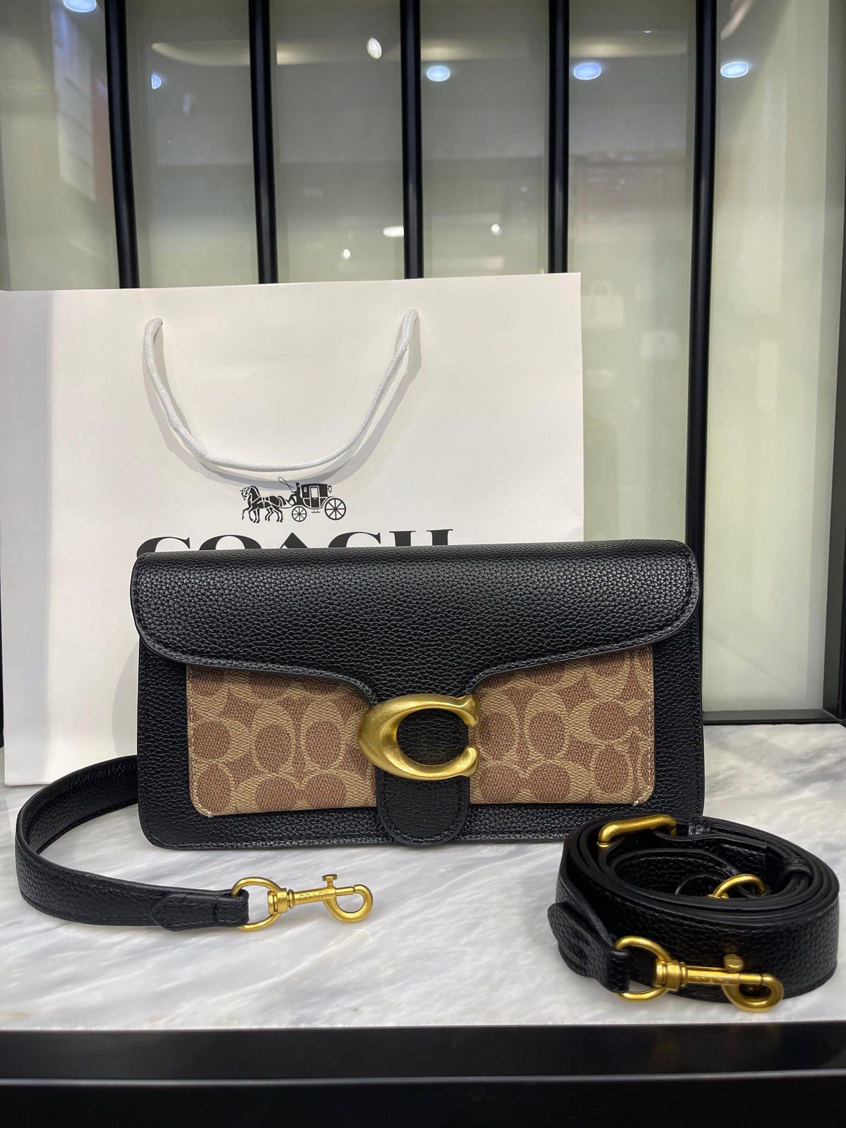 Coach Tabby Shoulder Bag 26 – Signature Canvas Elegance