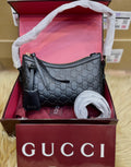 Gucci GG Embossed Leather Shoulder Bag – Rosso Ancora