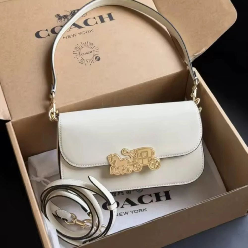 COACH Harper Shoulder Bag – Refined Calf Leather