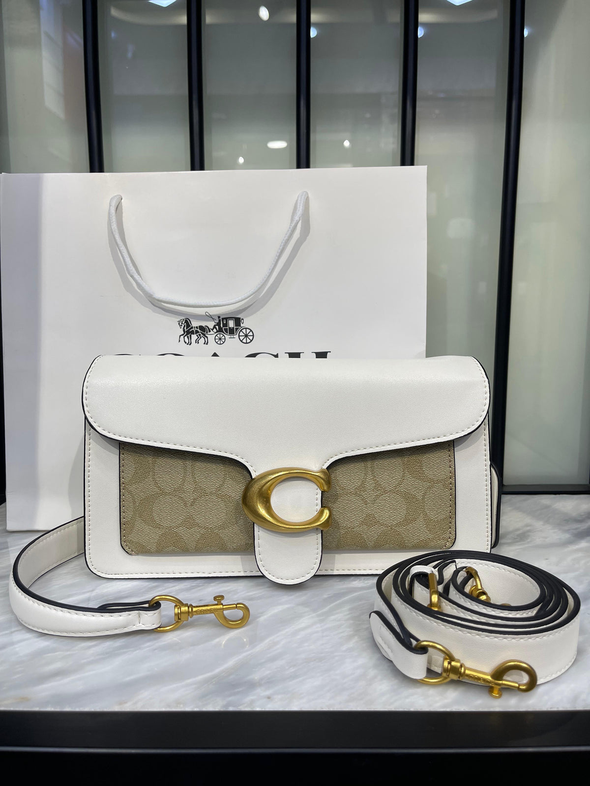 Coach Tabby Shoulder Bag 26 with Two Straps