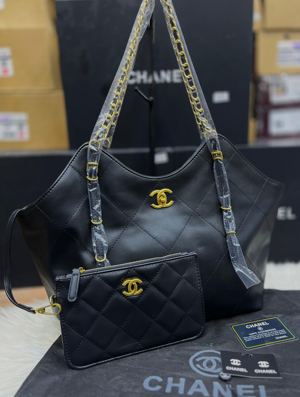 Chanel 25S Maxi Coco Shopping Tote – Calfskin Leather