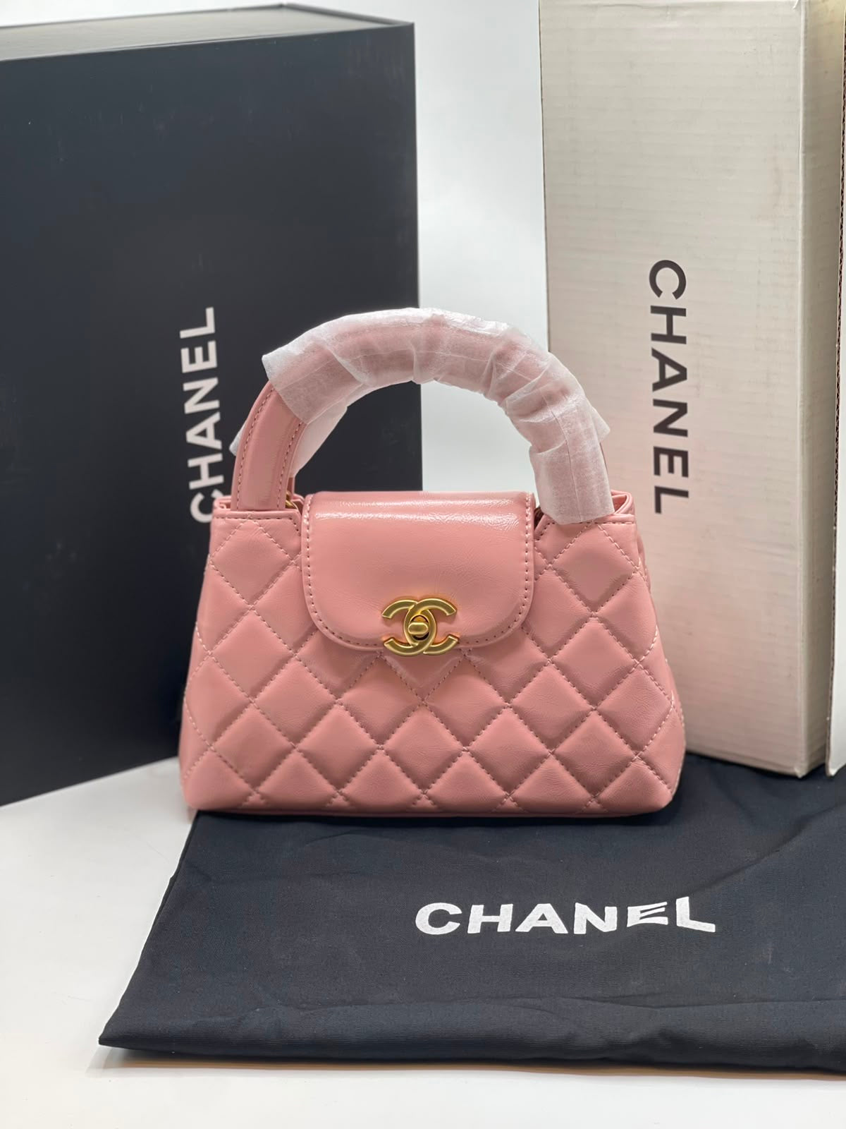 CHANEL Mini Kelly Shopper Tote with Brand Box & Dust Bag – 19cm