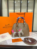 Mini Luxe Top Handle Bag with Rodeo Charm & Scarf – Gift Box Included