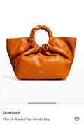 DeMellier Midi LA Braided Top-Handle Bag