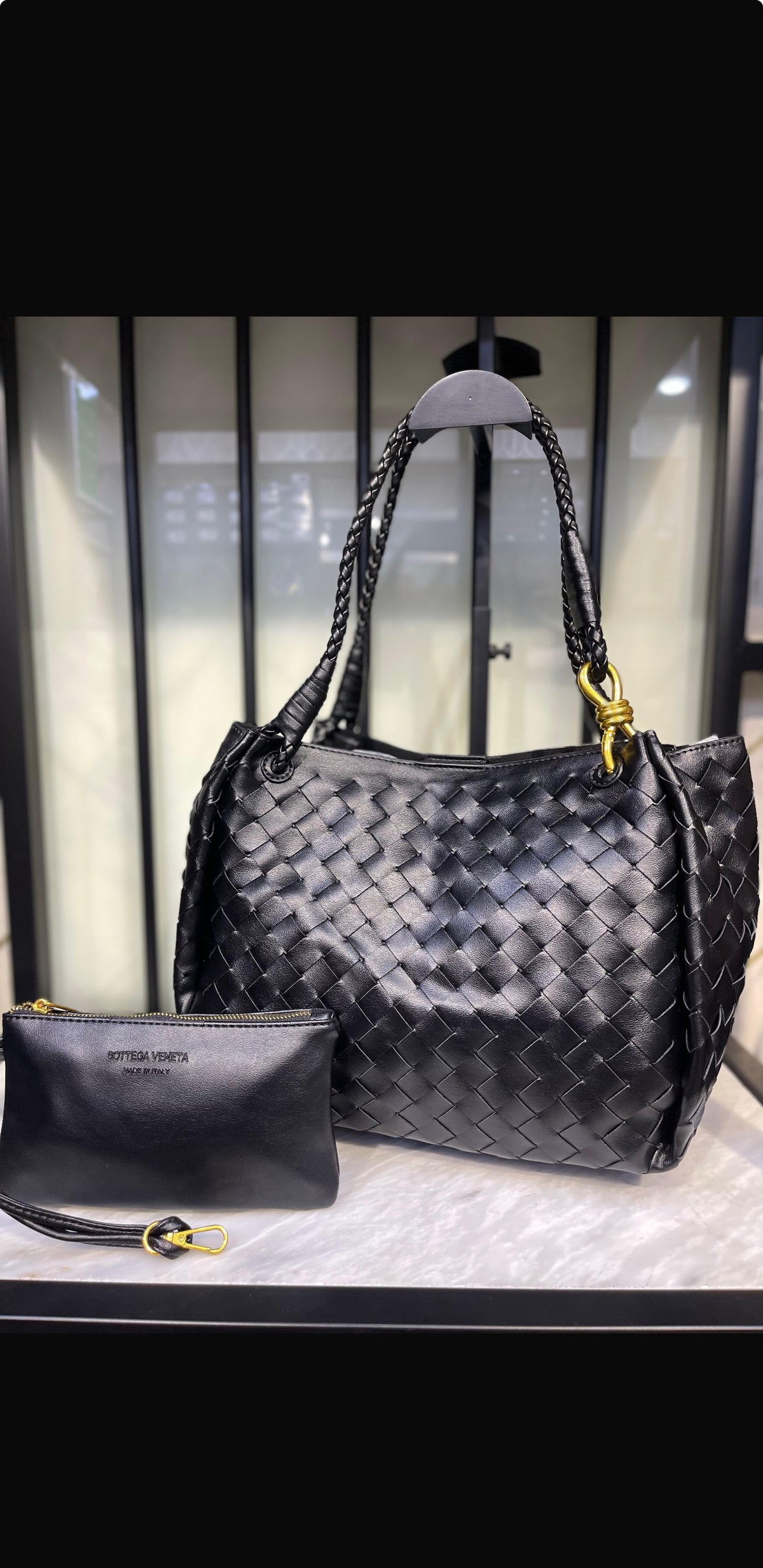 Bottega Veneta Large Parachute Bag