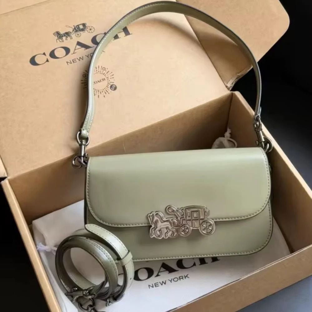 COACH Harper Shoulder Bag – Refined Calf Leather