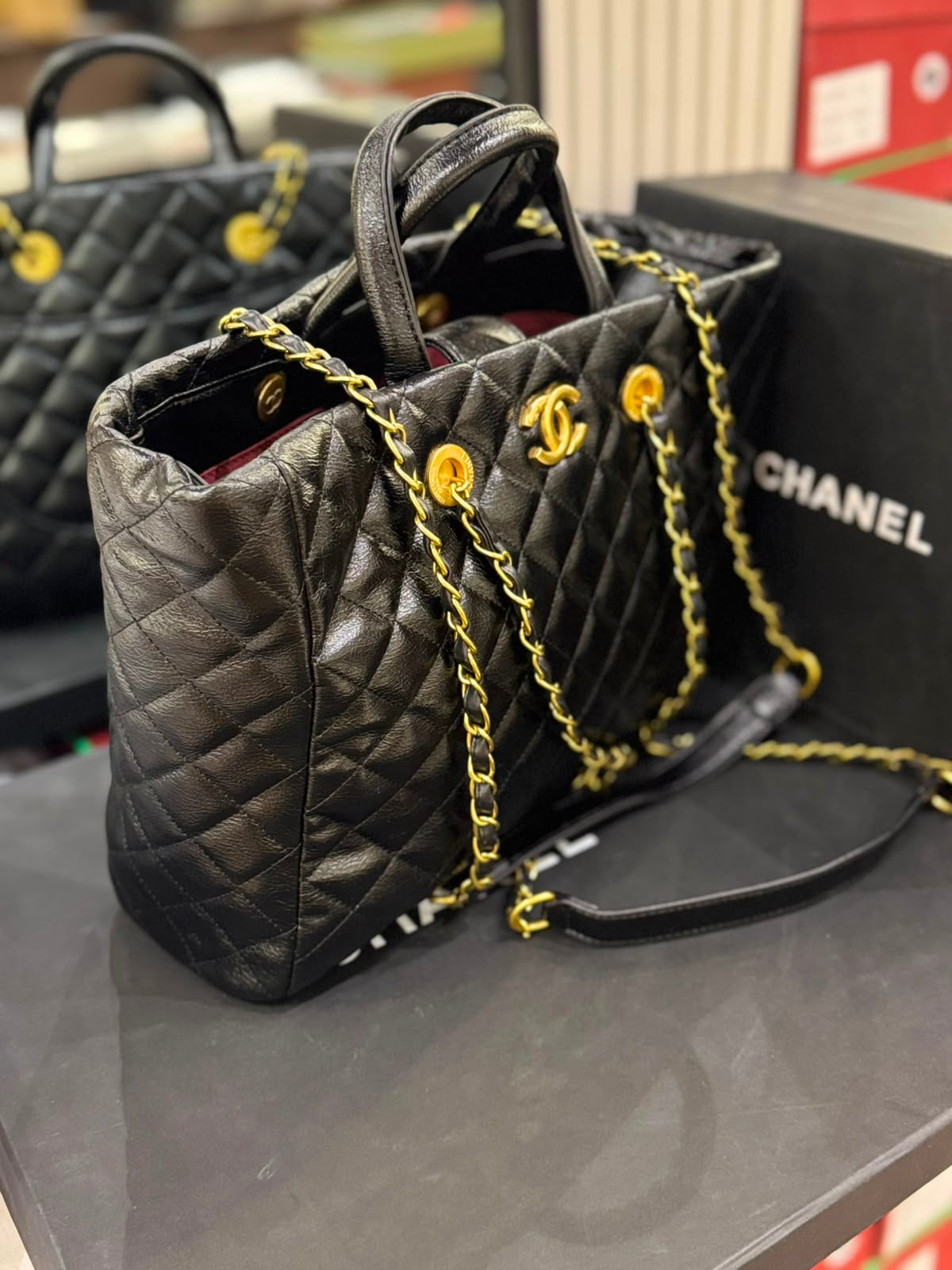 CHANEL Large Coco Allure Shopping Tote
