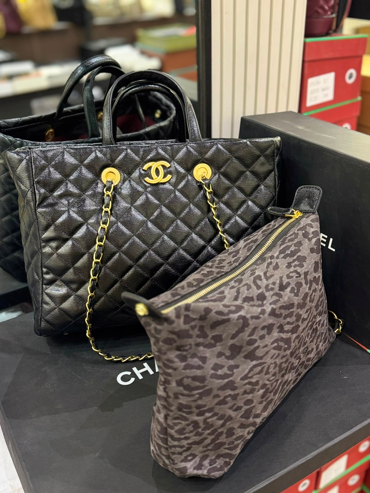 CHANEL Large Coco Allure Shopping Tote