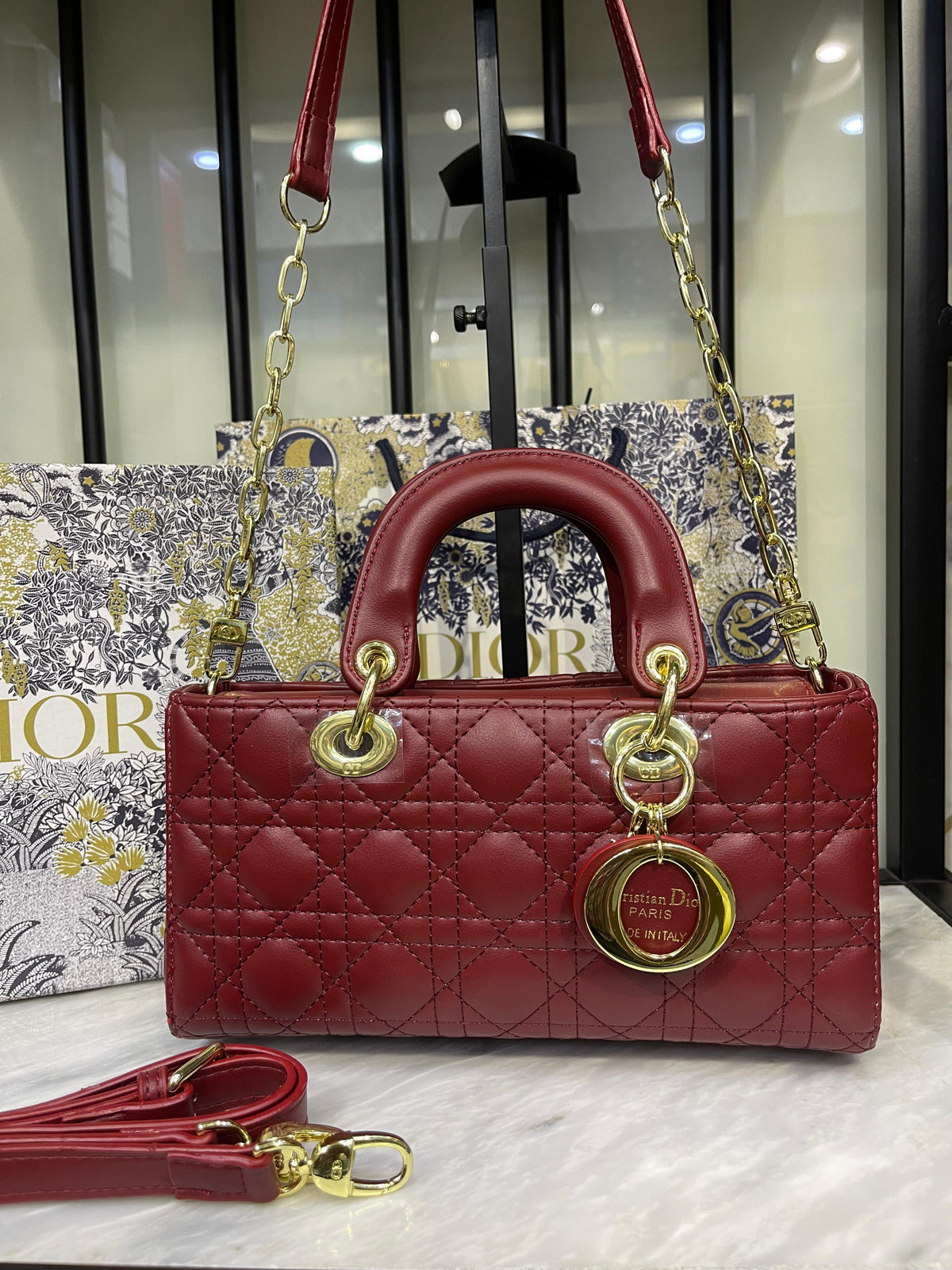 Christian Dior Lady D-Joy – Gold-Tone Icon