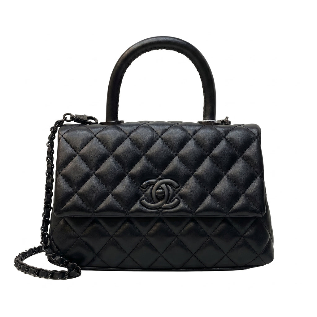 CHANEL COCO Soft Touch Shoulder Bag – Black Edition